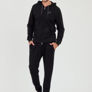 a9cd3c079d9684d846b32c4163dd5b08ff52bae8 LA MARTINA Czarna męska bluza Hooded Cot