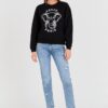 KENZO Czarna damska bluza VARSITY JUNGLE' ELEPHANT EMBRO
