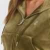JUICY COUTURE Damska zielona bluza Madison Hoodie