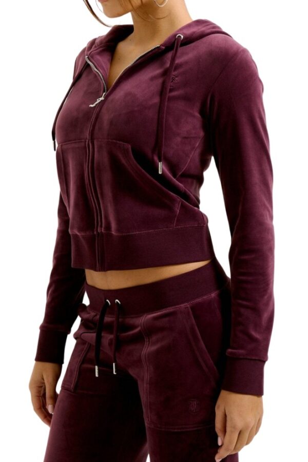 JUICY COUTURE Fioletowa damska bluza Robertson Hoodie