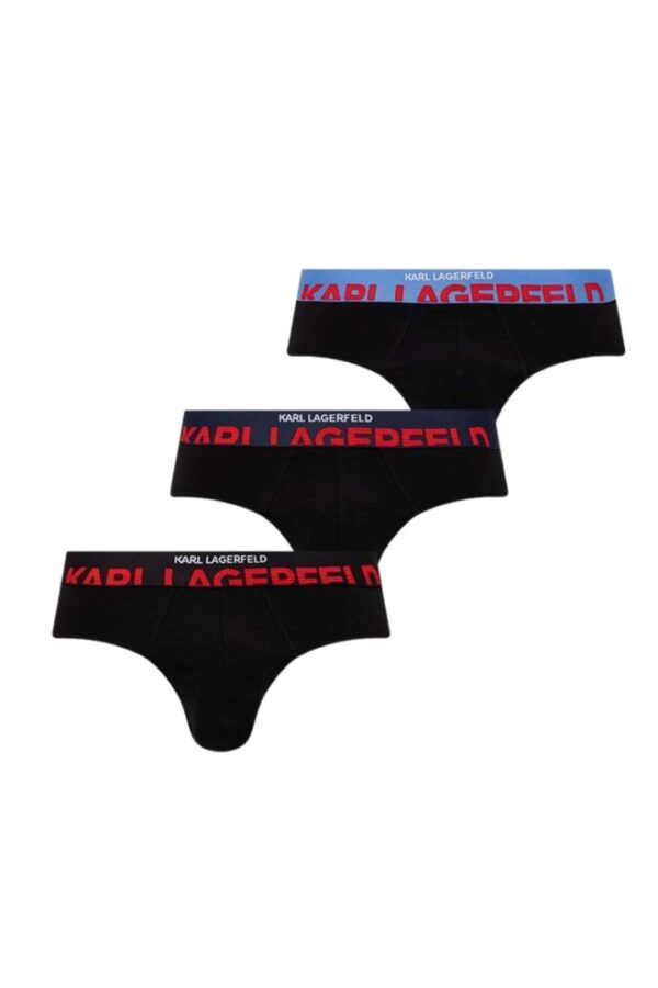 KARL LAGERFELD Komplet czarnych slipów 3PACK