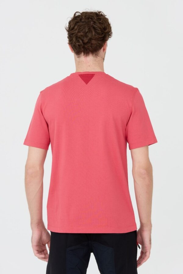 AERONAUTICA MILITARE Różowy bawełniany męski t-shirt