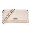 GUESS Beżowa torebka z funkcją portfela Assia Mini
