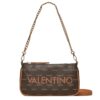 VALENTINO Mała brązowa listonoszka Liuto