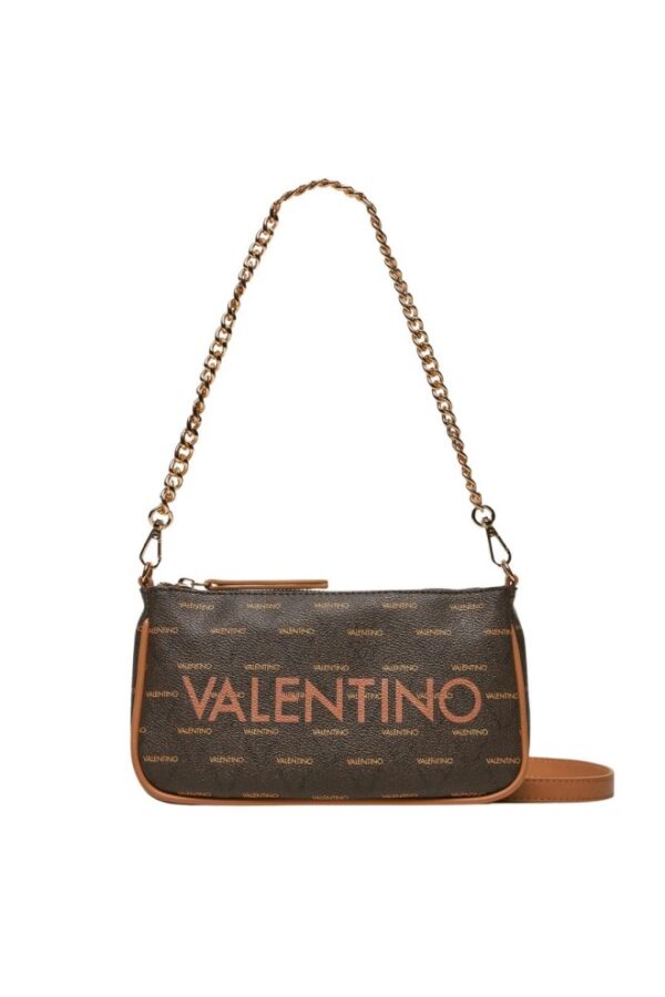 VALENTINO Mała brązowa listonoszka Liuto