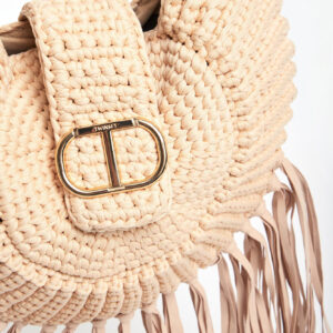 ab2d3cb5bee7125d9aaa88267723d880039bdf66 Torebka damska z frędzlami TWINSET