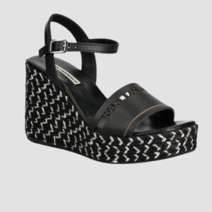 KARL LAGERFELD Czarne sandały Gable