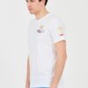 LA MARTINA Biały męski t-shirt Jersey
