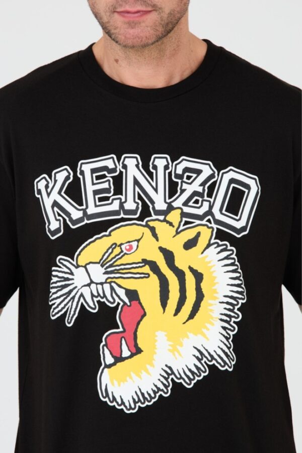 KENZO Czarny męski t-shirt Tiger Varsity Jungle