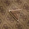 GUESS Brązowa torebka damska logowana Meridian