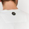 PHILIPP PLEIN Biały t-shirt męski Platinum cut round neck space plein