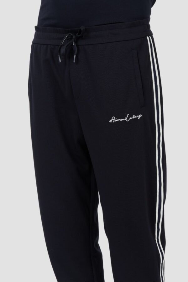 ARMANI EXCHANGE Granatowe męskie spodnie dresowe