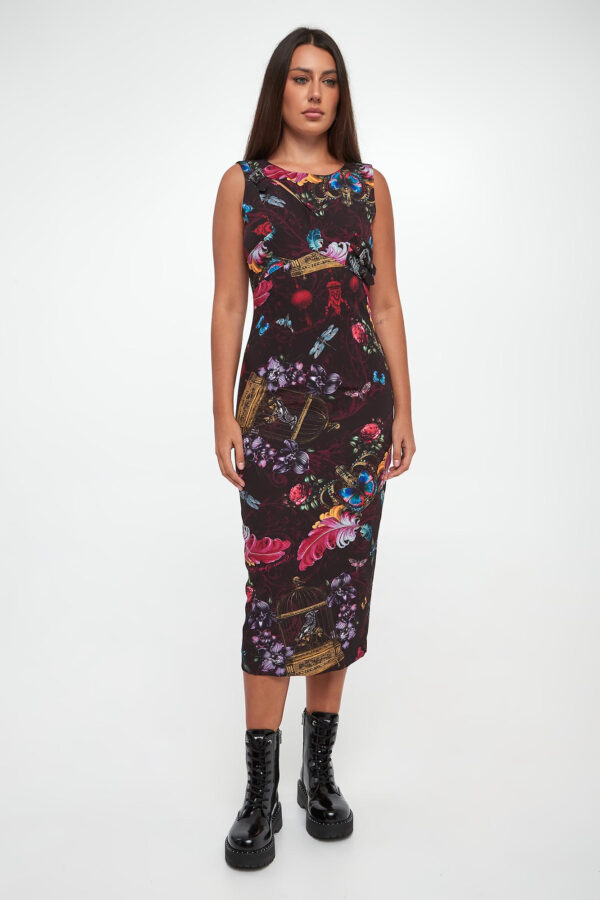 acb1886d7ea56bc1595e1d9dbbe270066f58d9ca Sukienka midi VERSACE JEANS COUTURE