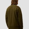 C.P. COMPANY Zielona męska bluza Crew Neck