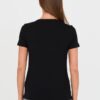 GUESS Czarny damski t-shirt bawełniany Original Tee