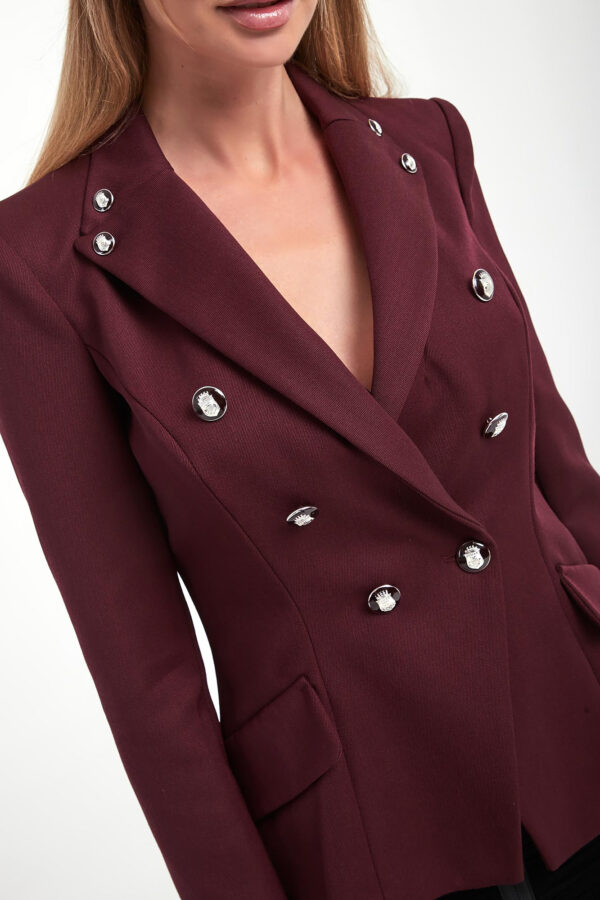 ad47be0c44bd4c2230d512f81ad6c0e036a709a0 Marynarka damska kaszmirowa ELISABETTA FRANCHI