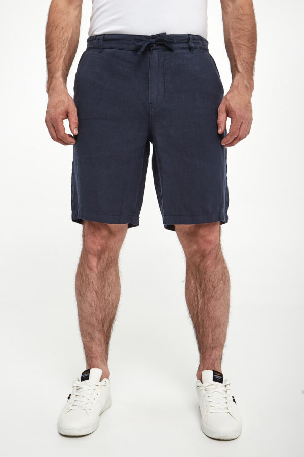 Bermudy męskie lniane AERONAUTICA MILITARE