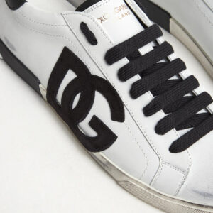 Sneakersy męskie skórzane Portofino Vintage DOLCE & GABBANA