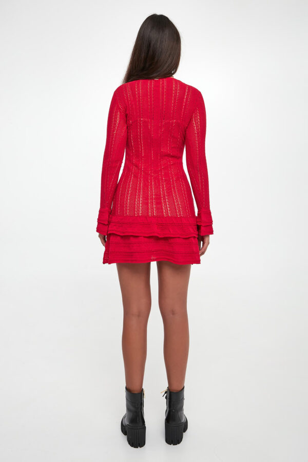 ad8a7e0c27f6a009300fd203aa62119399427efd Sukienka ażurowa mini TWINSET