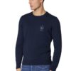 AERONAUTICA MILITARE Granatowy sweter męski