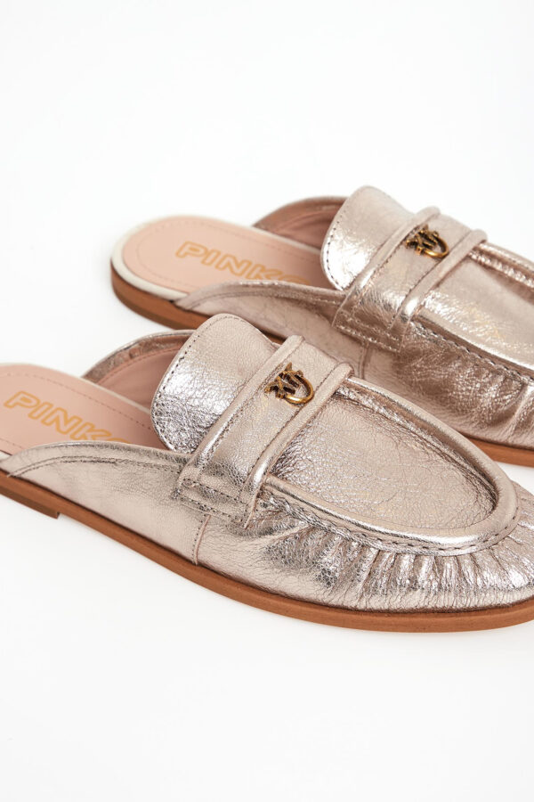 Klapki damskie skórzane PINKO