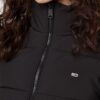 TOMMY JEANS Czarna pikowana damska kurtka