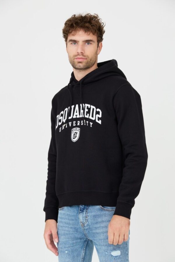 DSQUARED2 Czarna męska bluza Cool Fit Hoodie