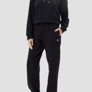 ae9612e73fda1d99fd0dad7a180f5ff3ea77a70f GUESS Czarne damskie spodnie dresowe Primula