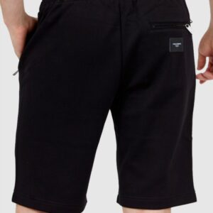 aea021ff296c42adb3aeede6384405b48a85aaa2 DOLCE & GABBANA Czarne szorty męskie z bawełny, Rozmiar 52