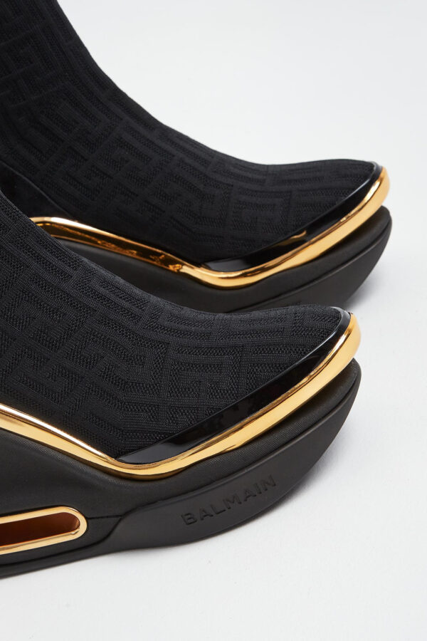 Botki damskie na koturnie BALMAIN