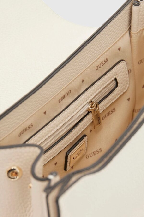 GUESS Beżowa kopertówka damska Calista