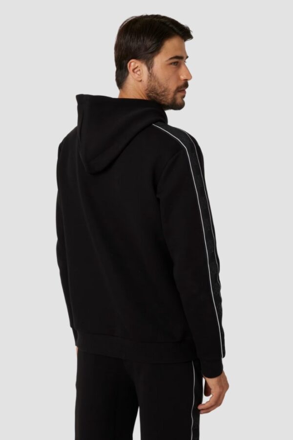 GUESS Czarna męska bluza z lampasami Mickey