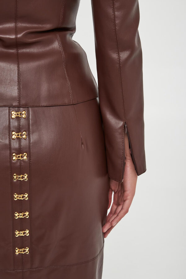 af224a99e0aac7c0c0c90aa5cb6ed94fc6d87c8e Żakiet z ekoskóry ELISABETTA FRANCHI