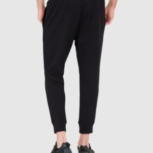 DSQUARED2 Czarne długie spodnie dresowe męskie z białym logo icon