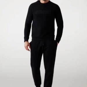 GUESS Czarna męska bluza New Aldwin