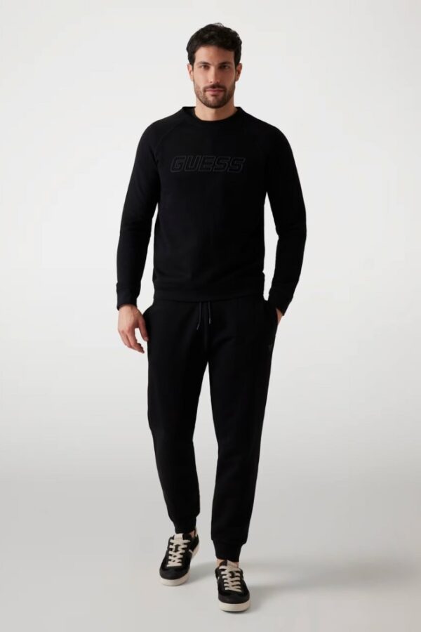 GUESS Czarna męska bluza New Aldwin