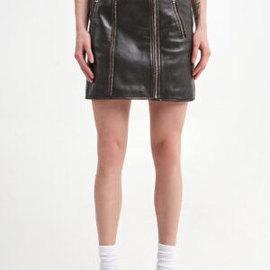 Spódnica skórzana Starna WEEKEND MAX MARA
