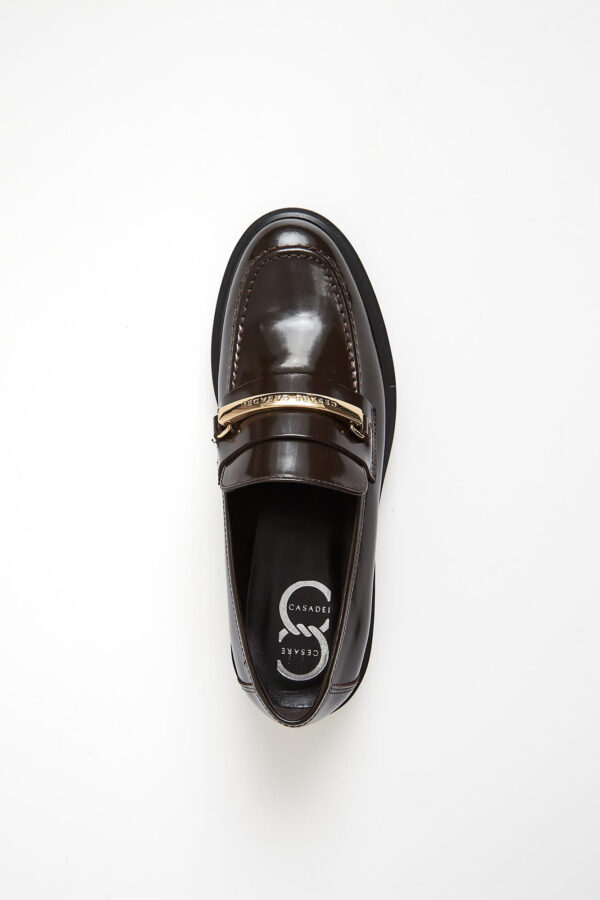 Loafersy damskie skórzane CESARE CASADEI