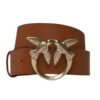 PINKO Brązowy pasek damski Love Berry H4 Belt