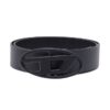 DIESEL Czarny męski dwustronny pasek B-1DR REV II, Rozmiar 105