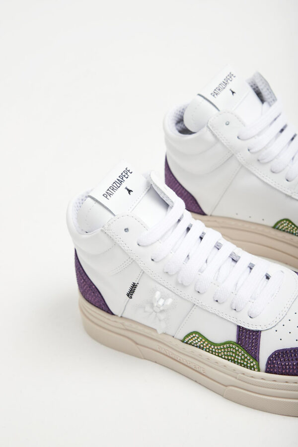 b107707af6dd90178370518851c945487e257bf1 Sneakersy damskie skórzane PATRIZIA PEPE