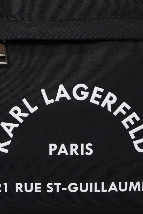KARL LAGERFELD Сzarna torba podróżna K/rsg Nylon