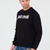 JUST CAVALLI Czarna męska bluza R Logo