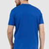 ARMANI EXCHANGE Niebieski t-shirt męski z dużym logo