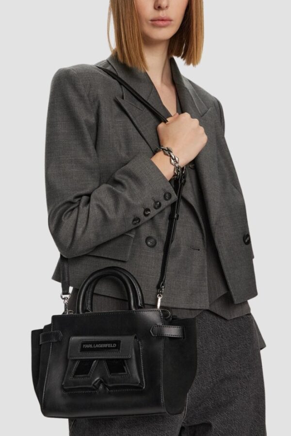 KARL LAGERFELD Czarna damska torebka Ikon/k Sm Tote