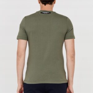 b37f00cec319b3d7e6b199d0612df5bbe8d6c37d AERONAUTICA MILITARE Zielony bawełniany t-shirt męski