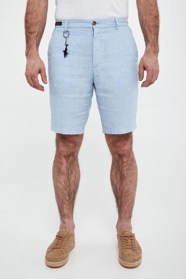 Bermudy męskie lniane PAUL&SHARK