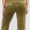 b4455f50db68f70df77fc1f4318da4a259eda24e JUICY COUTURE Damskie zielone spodnie Del Ray Gold HW