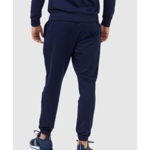 b476503aeebc8a8a3bbe2901dea4251a0d6ff03a EA7 Granatowe spodnie męskie z wymiennym logo
