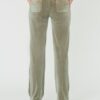 JUICY COUTURE Zielone damskie spodnie Del Ray